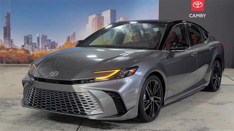 For 2025, the Toyota Camry lineup is hybrid only. A 2.5-liter four-cylinder engine pairs with two electric motors to develop a total of 225 hp for front-wheel-drive models. 